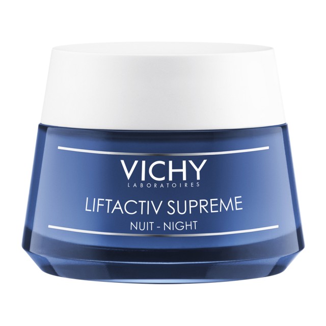 Vichy Liftactiv Supreme Night, Αντιρυτιδική και Συσφιγκτική Κρέμα Νύχτας 50ml
