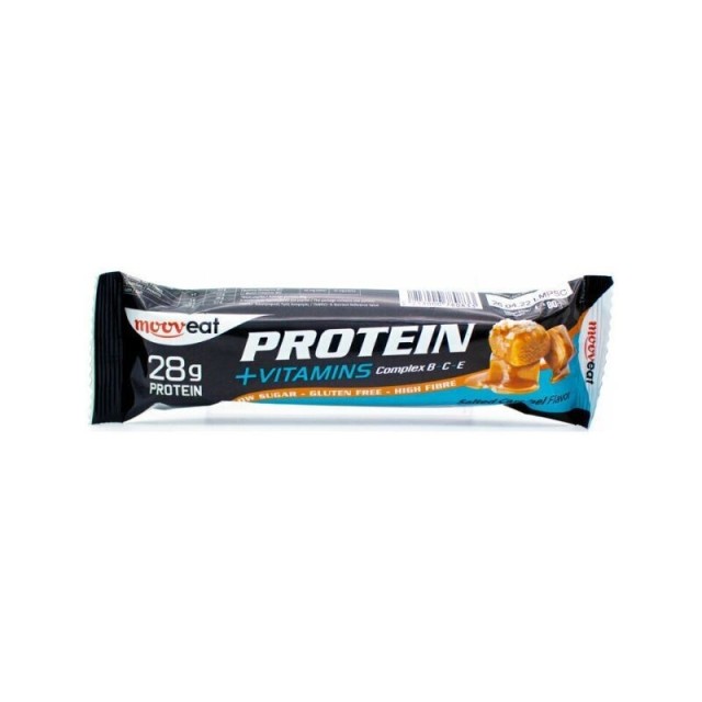 Mooveat Protein-Vitamin bar 28% - Γεύση Salted Caramel 80gr