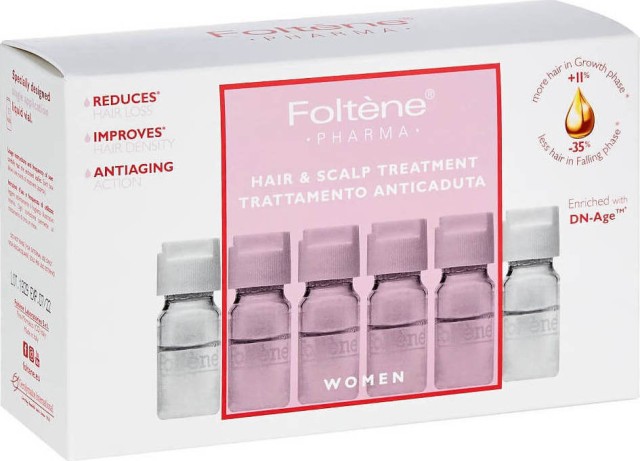 Foltene - Women Hair & Scalp Treatment Αγωγή με Αμπούλες Κατά της Γυναικείας Τριχόπτωσης 12Abs