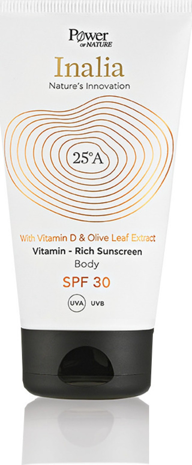 Power Health - Inalia with Vitamin D & Olive Leaf Extract Rich Body Sunscreen SPF30 150ml