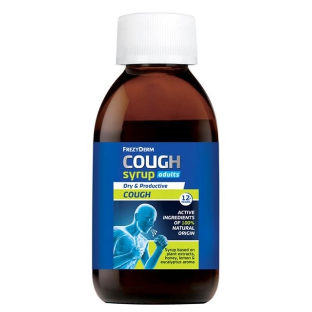 Frezyderm Cough Syrup Adults για Ξηρό & Παραγωγικό Βήχα 12+ετών 182gr