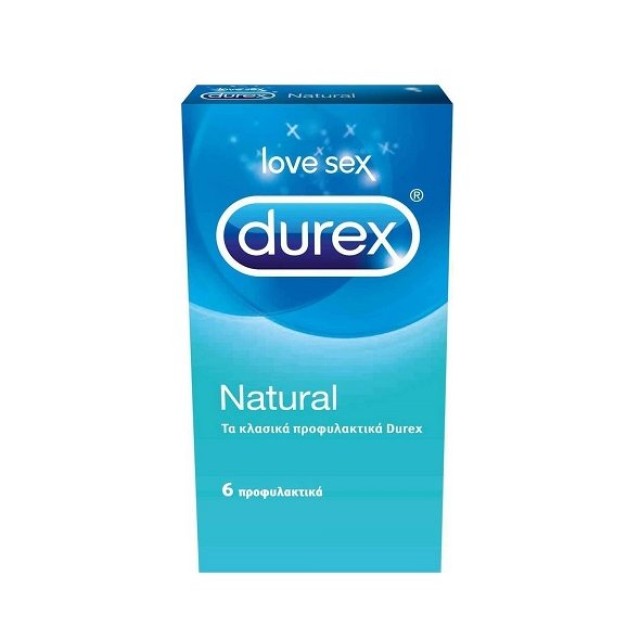 Durex Natural, Προφυλακτικά 6τμχ