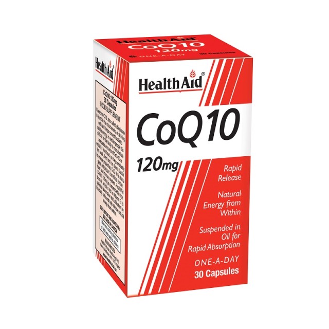 Health Aid Co Q10 120mg, Συμπλήρωμα Διατροφής 30caps