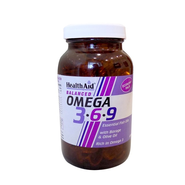 Health Aid Omega 3-6-9, Συμπλήρωμα Διατροφής 90caps