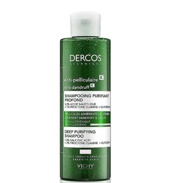Vichy Dercos Anti-Dandruff Deep Purifying Shampoo Σαμπουάν Κατά της Πιτυρίδας 250ml