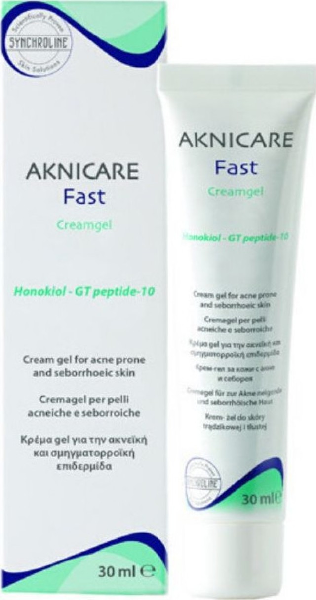 Aknicare Fast Creamgel κρέμα gel για ακνεϊκή & σμηγματορροϊκή Επιδερμίδα 30ml