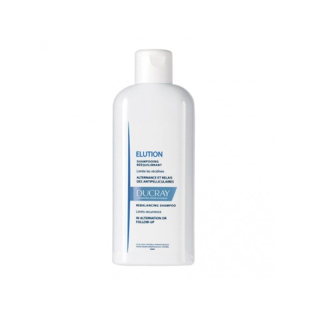 Ducray Elution shampoo 200ml – Σαμπουάν εξισορρόπησης για εύθραυστο τριχωτό της κεφαλής