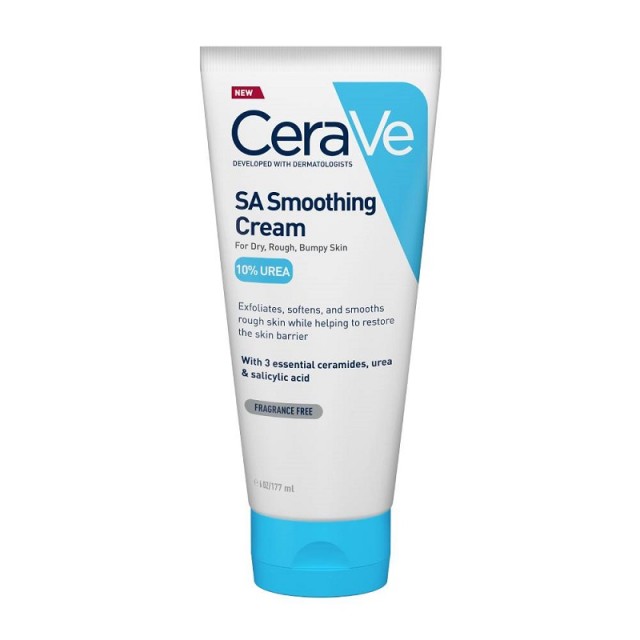 CeraVe - SA Smoothing Cream For Dry,Rough,Bumpy Skin ενυδάτωση & απολέπιση της ξηρής επιδερμίδας 177ML