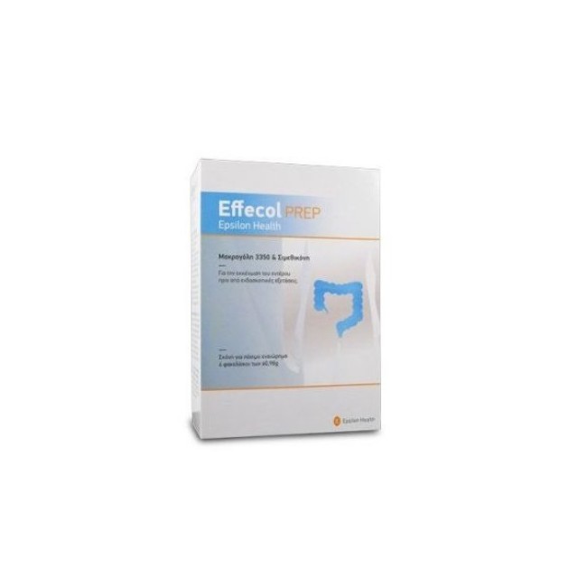Epsilon Health Effecol Prep, Μακρογόλη 3350 & Σιμεθικόνη για την Κένωση του Εντέρου 4 φακελίσκοι