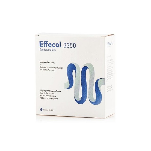 Epsilon Health Effecol 3350, Αντιμετώπιση της Δυσκοιλιότητας 12 φακελίσκοι