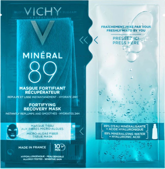 Vichy - Mineral 89 Tissue Mask Μάσκα Ενυδάτωσης 29gr