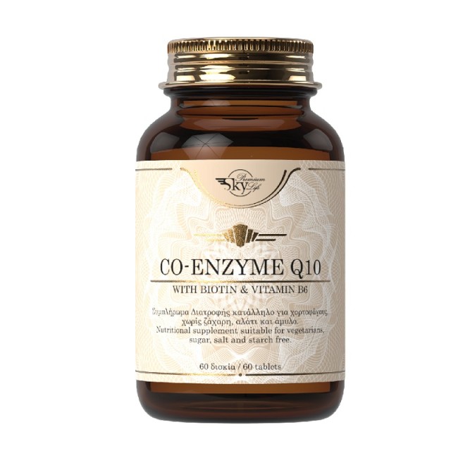 Sky Premium Life Co-Enzyme Q10 with Biotin & Vitamin B6 60 tabs