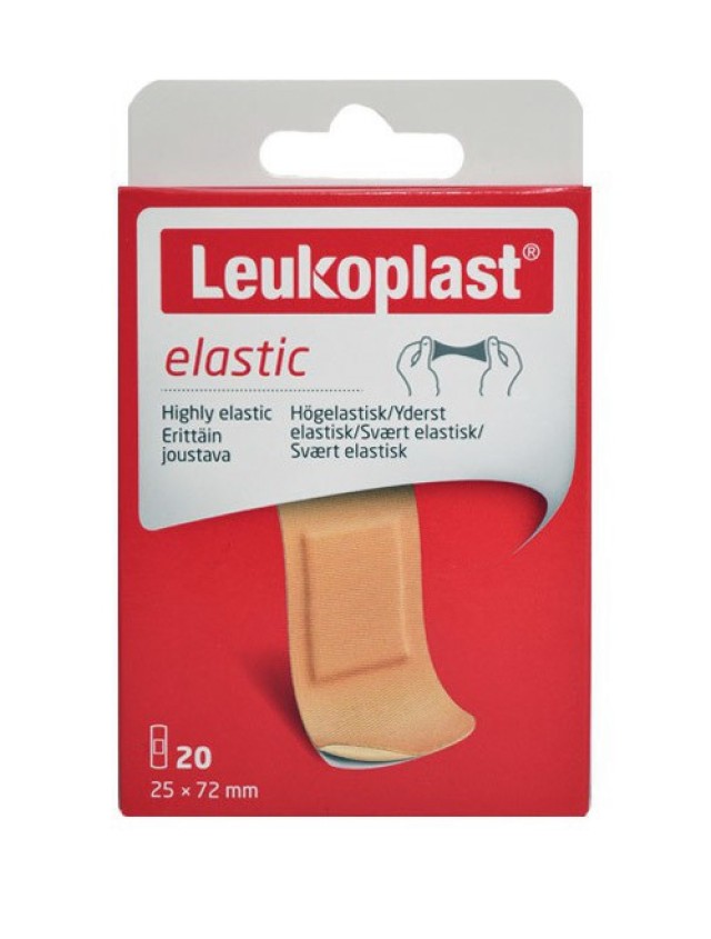 Leukoplast Professional Elastic (25x72mm), Ελαστικά Επιθέματα για Μικροτραυματισμούς 20τμχ