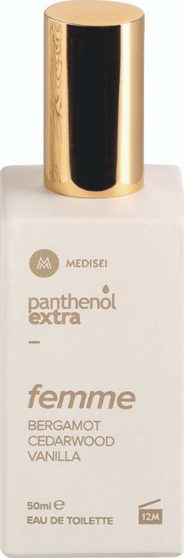 Medisei - Panthenol Extra Femme Eau de Toilette Bergamot Cedarwood Vanilla Γυναικείο Άρωμα 50ml