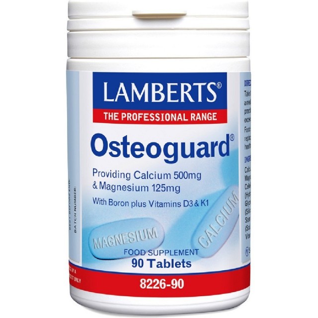 Lamberts Osteoguard, Σκεύασμα Ασβεστίου και Μαγνησίου 90 ταμπλέτες