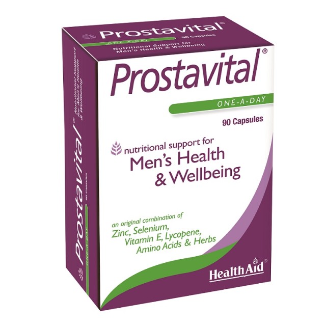 Health Aid Prostavital, Συμπλήρωμα Διατροφής για την Καλή Υγεία του Προστάτη 90 κάψουλες