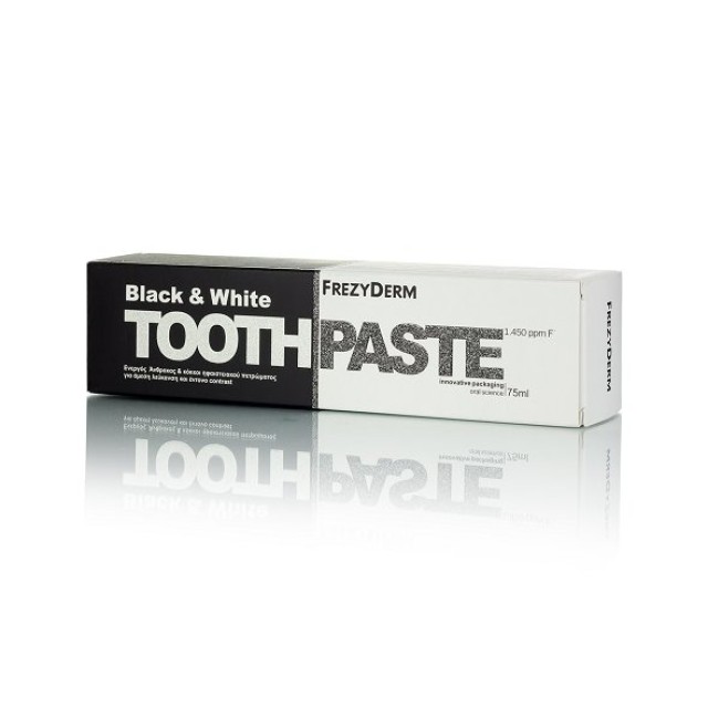 Frezyderm Toothpaste Black & Polish Οδοντόπαστα για Φυσική Λεύκανση & Λάμψη 75ml