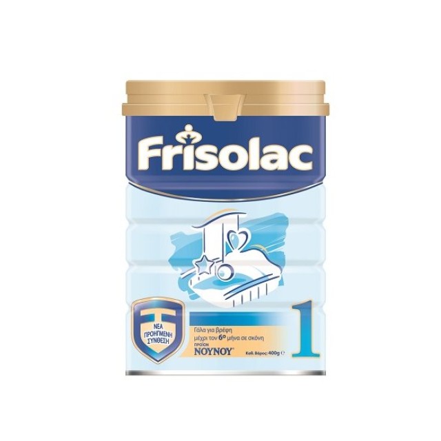 NOYNOY Frisolac Νο 1, Βρεφικό Γάλα σε Σκόνη από 0-6 μηνών 400gr