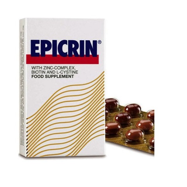 Epicrin, Συμπλήρωμα Διατροφής για Υγιή Μαλλιά & Νύχια 30 κάψουλες