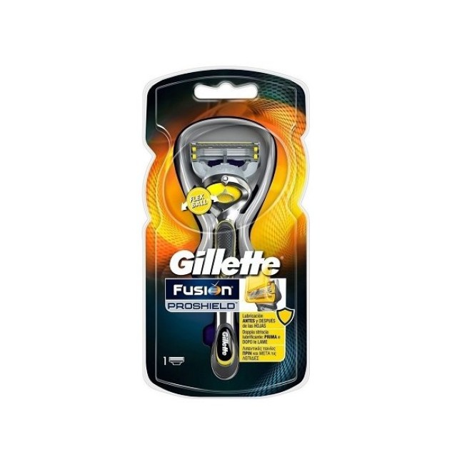 Gillette Fusion Proshield Ξυριστική Μηχανή με Τεχνολογία Flexball, 1 μηχανή + 1 ανταλλακτικό