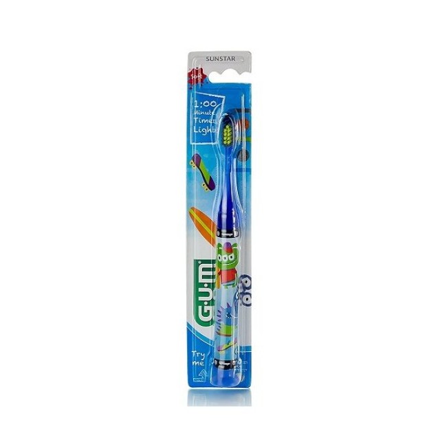 Sunstar Gum 903 Soft 1:00 Minute Timer Light, Παιδική Οδοντόβουρτσα με Φωτάκι Μαλακή 1 τμχ