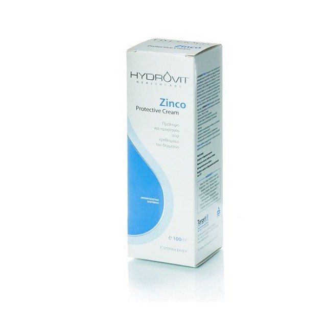 Hydrovit Zinco Protective Cream, Κρέμα Πρόληψης & Προστασίας από Ερεθισμούς του Δέρματος 100ml