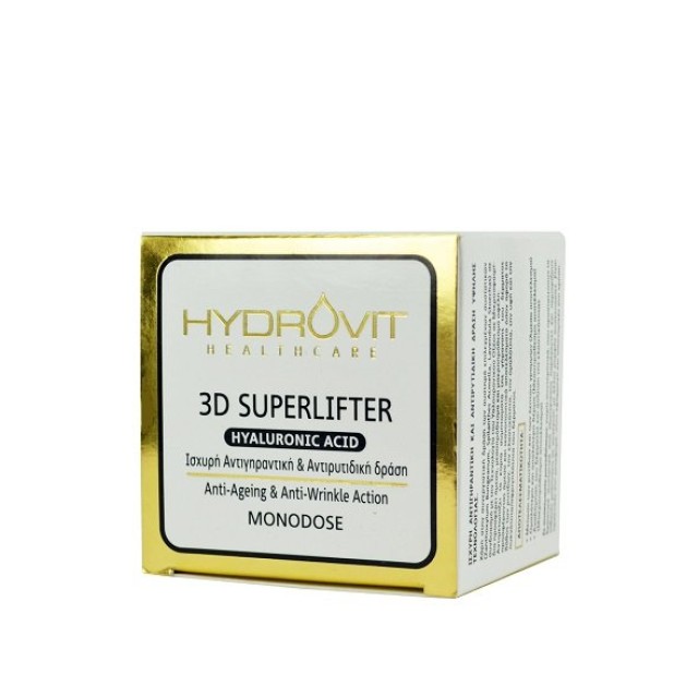 Hydrovit 3D Superlifter Hyaluronic Acid, Ισχυρή Αντιγηραντική & Αντιρυτιδική Δράση Υψηλής Τεχνολογίας 60 μονοδόσεις