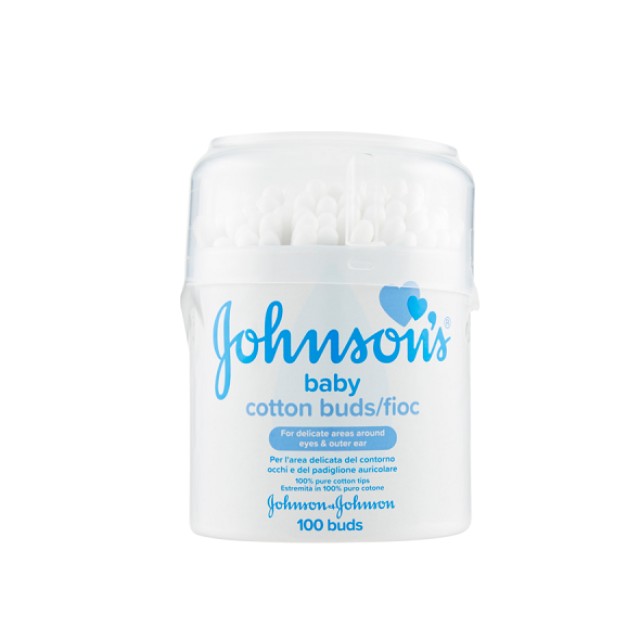 Johnsons Baby Cotton Buds Μπατονέτες 100τμχ