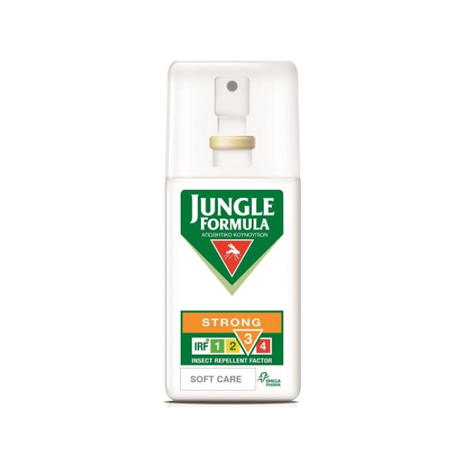 Jungle Formula Strong Soft Care, Εντομοαπωθητικό Σπρέι για Ισχυρή Προστασία με Καταπραϋντικά Συστατικά 75ml