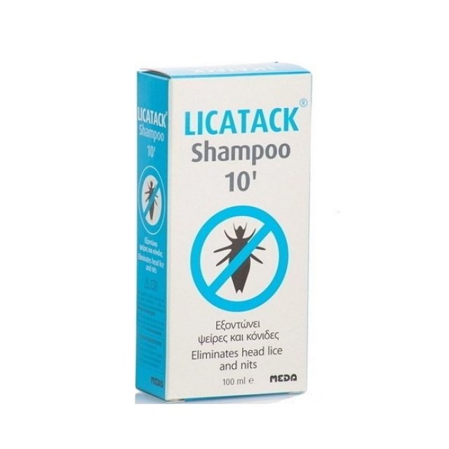 Licatack Shampoo 10, Aντιφθειρικό Σαμπουάν 100ml