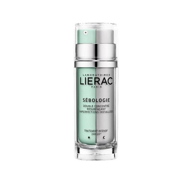 Lierac Sebologie Persistent Imperfections Resurfacing Double Concentrate, Διπλό Συμπύκνωμα Διόρθωσης των Επίμονων Ατελειών 2X15ml
