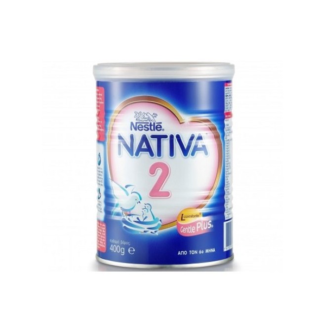 Nestle Nativa 2, Γάλα 2ης Βρεφικής Ηλικίας σε Σκόνη 400g