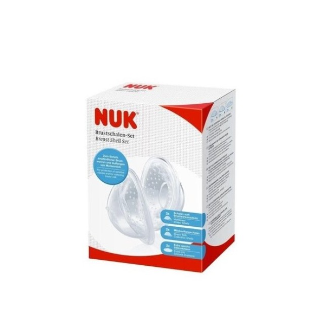 Nuk Breast Shell Set, Αεριζόμενα Καλύμματα Στήθους 6τμχ
