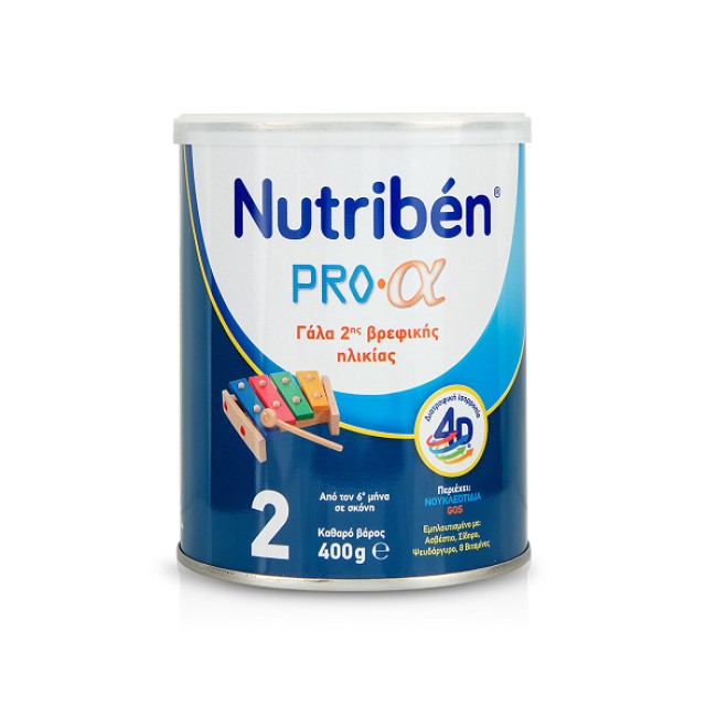 Nutriben PRO-a 2, Γάλα 2ης Βρεφικής Ηλικίας 400g