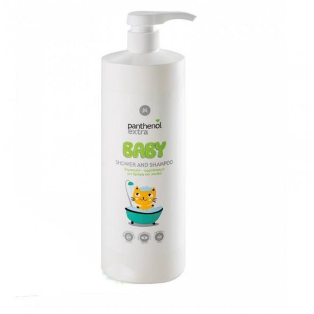 Medisei Panthenol Extra Baby Shower and Shampoo, Σαμπουάν Αφρόλουτρο για Βρέφη και Παιδιά 1000ml