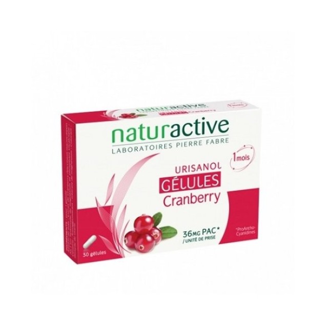 Naturactive Urisanol Cranberry, Συμπλήρωμα Διατροφής με Κράνμπερι & Αιθέρια Έλαια για την Υγεία του Ουροποιητικού Συστήματος 30 κάψουλες